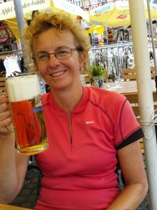 Even een biertje in Frankfurt...