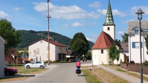 op weg naar Inching, over de Altmuhl radweg