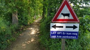 humor in De Achterhoek langs de R1 fietsroute