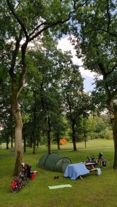 Groen kamperen op de camping in Hövelhof