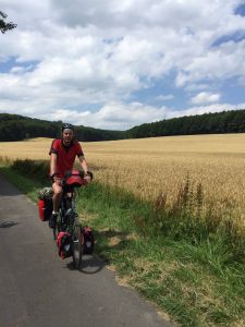 Fietsen over de R1 radweg door het Teutoburger Wald