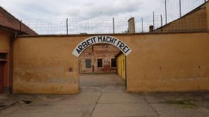 Poort van het straflager van Theresiënstadt
