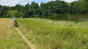 Zoeken naar het fietspad in Tsjechie