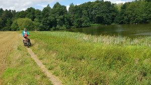 Zoeken naar het fietspad in Tsjechie