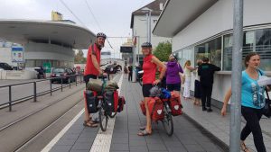 Bij de Zwitserse grensovergang in Bazel