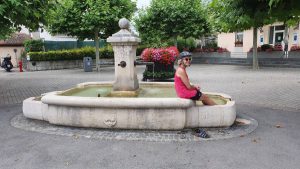 ff verkoeling zoeken in de fontein