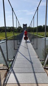 fietsbrug van de ViaRhona